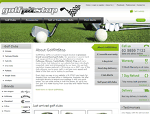 Tablet Screenshot of golfpitstop.com